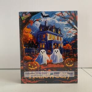 Halloween White Ghost 1000 Piece Jigsaw Puzzle 70x50 cm Brand New Sealed